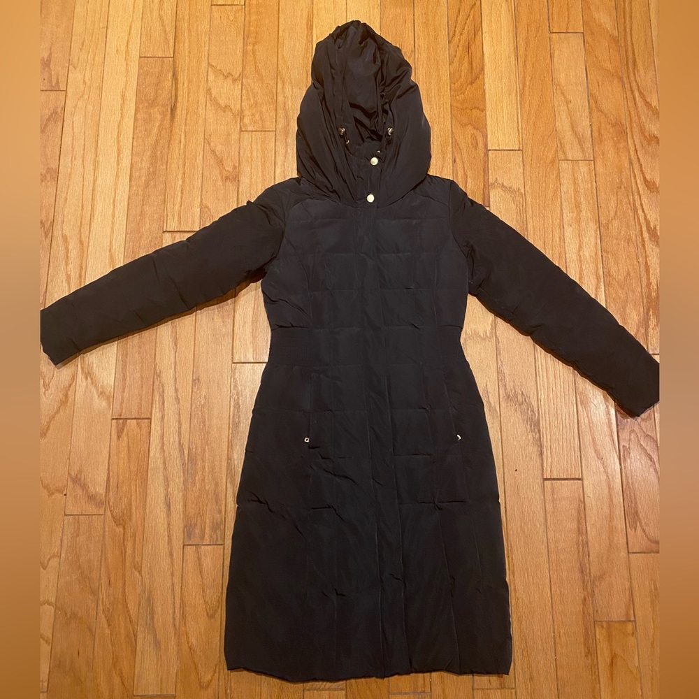 Selling Cole Haan Signature Women's Box-Quilt Down Puffer Coat, XS, Black